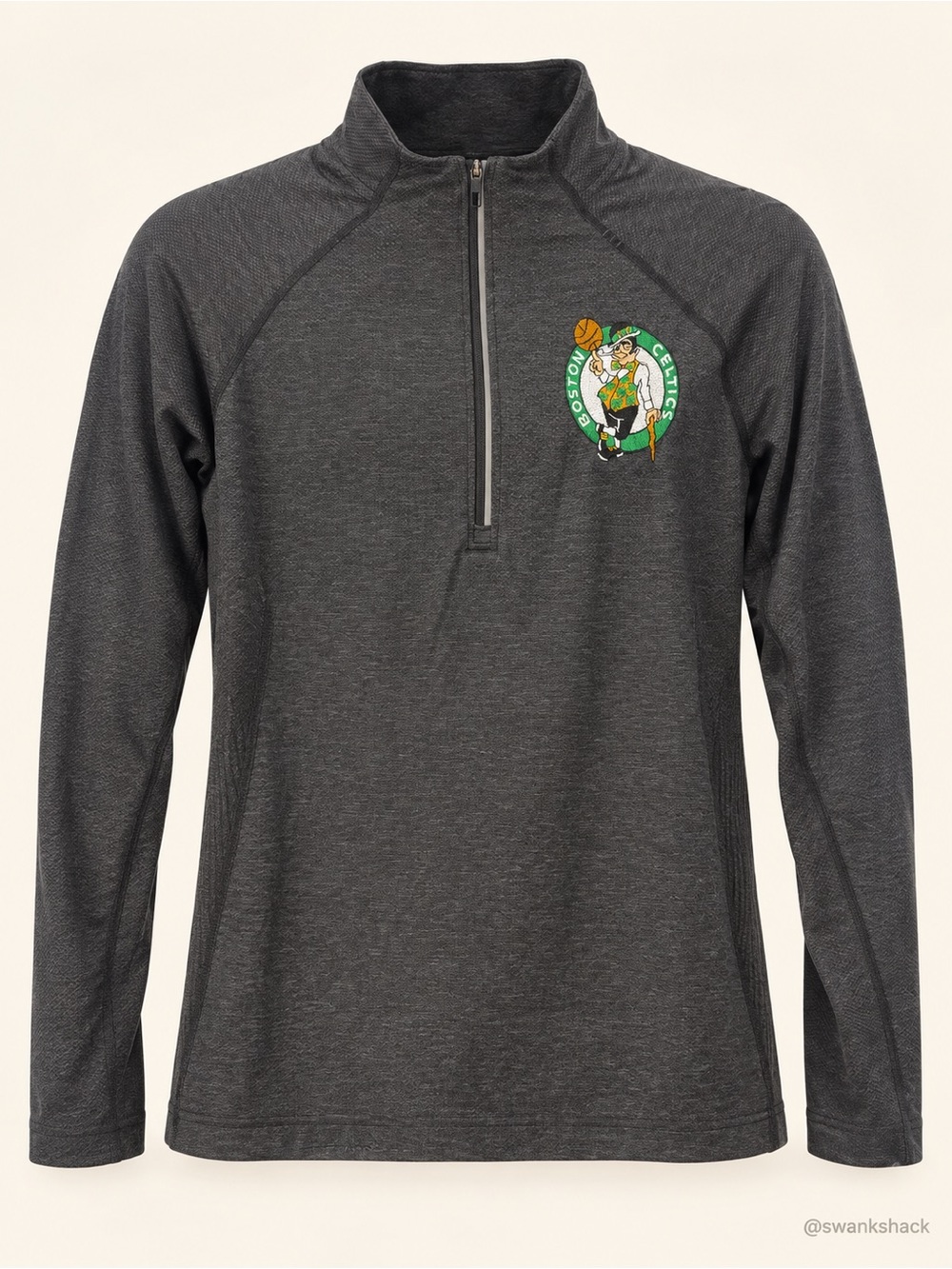 Lululemon Boston Celtics NBA Finals Gray Half Zip Pullover